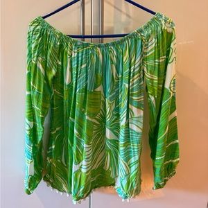NWOT Lilly Pulitzer off the shoulder top size small